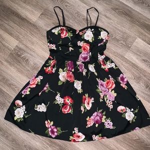 Floral corset like dress